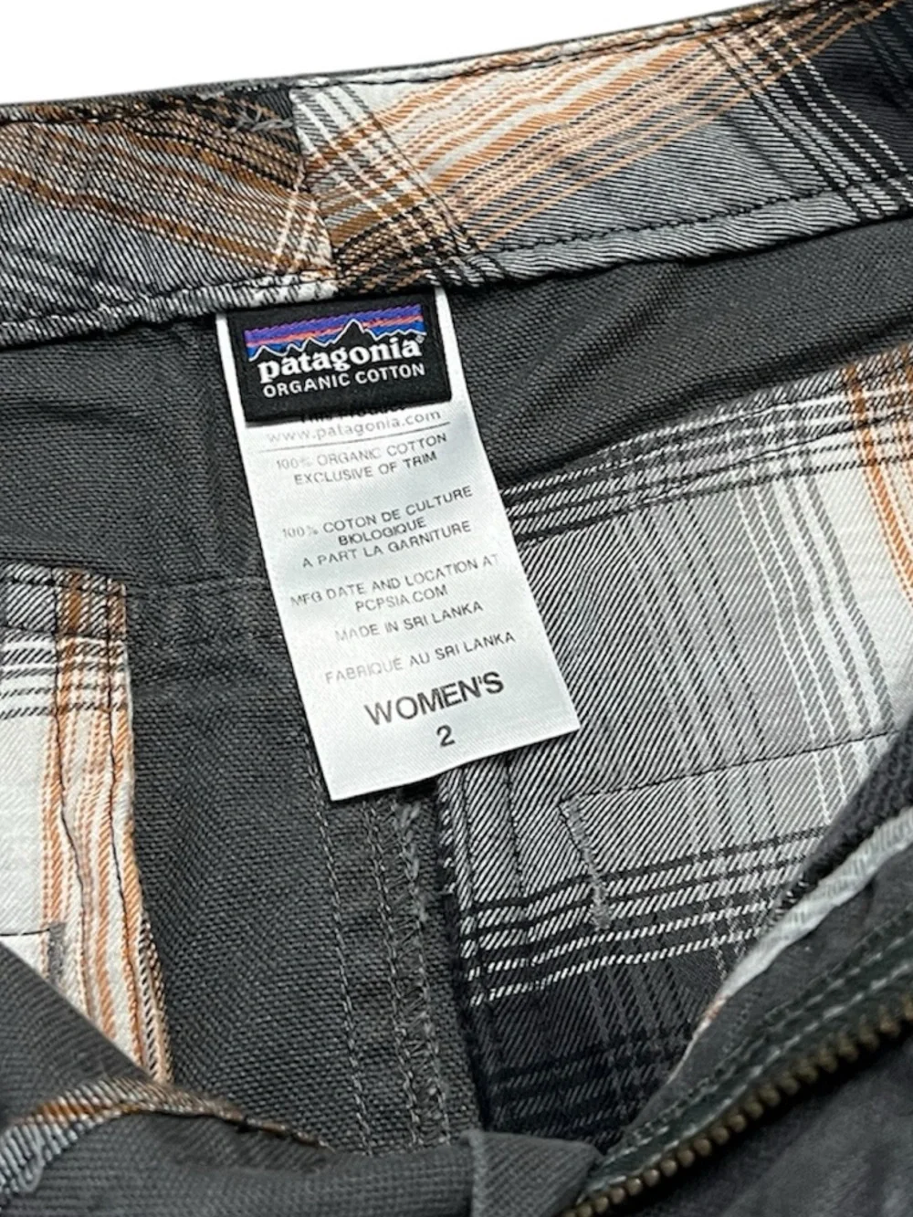 Patagonia Dark Charcoal A-Line Mini Skirt